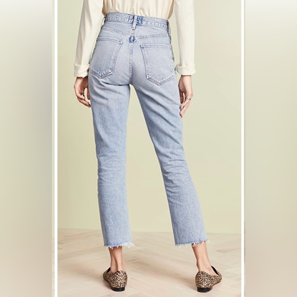 Agolde Riley High Rise Straight Crop Jean - Picture 5 of 14
